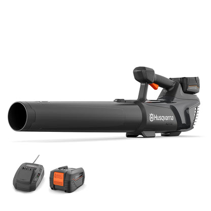 Husqvarna 122iB Akku-Laubbläser Kit – 36V kabellos, 10,3 m³/min Luftstrom, leichtes 2 kg-Design, 3-Stufen-Geschwindigkeitsregelung und bürstenloser