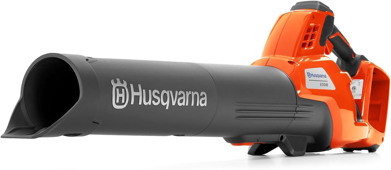 Husqvarna 122iB Akku-Laubbläser Kit – 36V kabellos, 10,3 m³/min Luftstrom, leichtes 2 kg-Design, 3-Stufen-Geschwindigkeitsregelung und bürstenloser