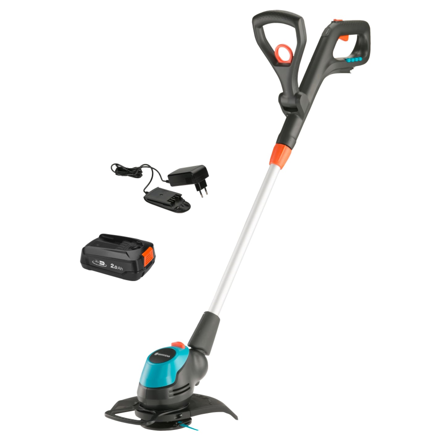 Gardena Akku-Laubbläser PowerJet 18V P4A Ready-to-Use Set: Laubreinigung, Verstellbare Geschwindigkeit, Hohe Luftmenge, Leichtgewicht, Kabellos