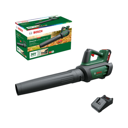 Bosch Akku-Laubbläser AdvancedLeafBlower 36V-750 (ohne Akku, 36 Volt System, zum Entfernen hartnäckiger Blätter auf großen Flächen, Gewicht: 2,8 kg)