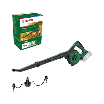 Bosch Professional 18V System Akku-Gebläse GBL 18V-750 (Volumenstrom von 780 m³/h, Luftgeschwindigkeit von bis zu 198 km/h, variable Drehzahl)