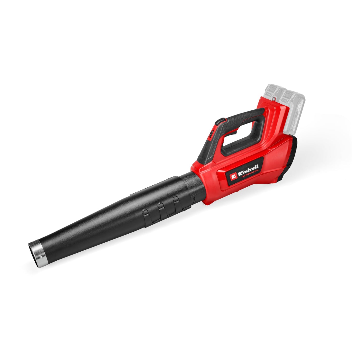 Einhell Akku-Universalbläser GE-UB 18/250 Li E (1x4,0Ah) Power X-Change (18 V, 250 km/h Luftgeschwindigkeit, 3-tlg. Rohr, Drehzahl mit LED-Anzeige
